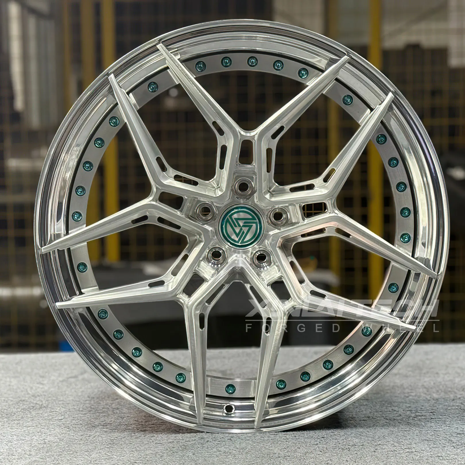 XL Silver Brushed Custom 2 Piece Forged Wheels 5x112 5x114.3 5x120 Deep Dish Wheels 18 19 20 21 22 Inch Car Alloy Rims - Image 5