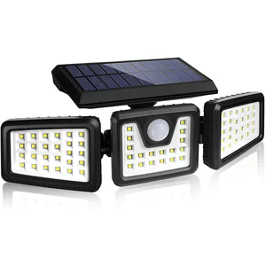 Vertak IP65 Waterproof Home Solar Security Lights Motion Outdoor Led Solar Security Wall Light