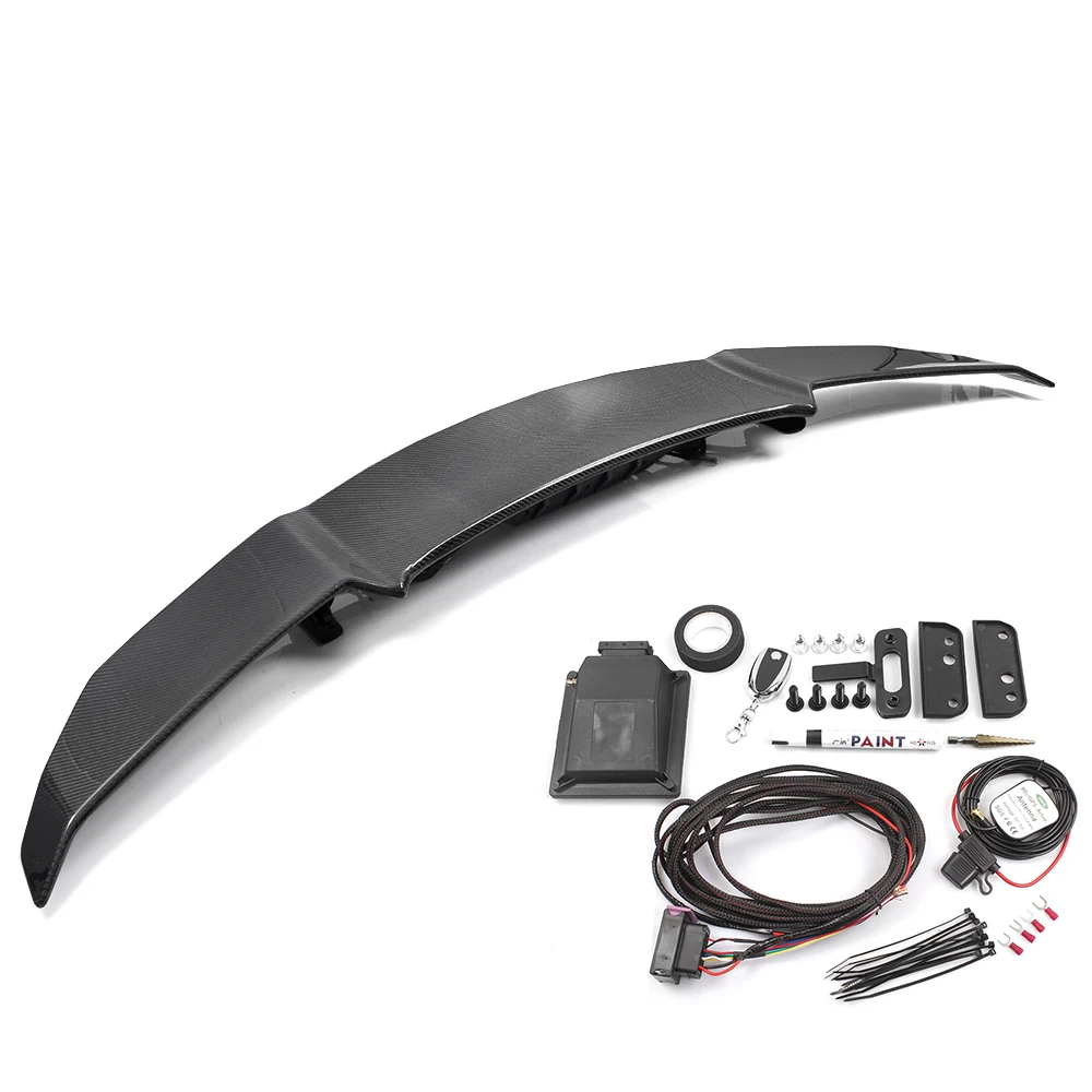 Universal Electric Automatic Rear Spoiler Carbon Fiber Gt Style