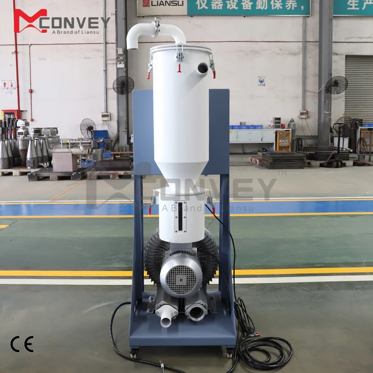 Pvc Granules Vacuum Hopper Loader Automatic Feeding Machine Plastic Pellet Conveyor Systems
