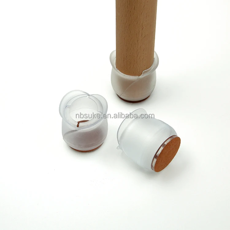 Chair Leg Cover Chair Leg Floor Protectors, Brown Twotone Design
