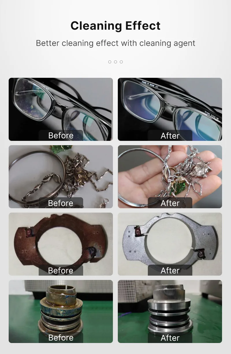 2l 60w Ultrasonic Cleaner 110v 220v 40khz Jewelry Watches Eyeglass