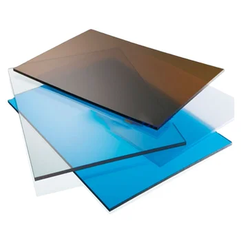 Bronze UV protection impact resistance polycarbonate solid sheet PC roofing sheet polycarbonate panel for outdoor canopy