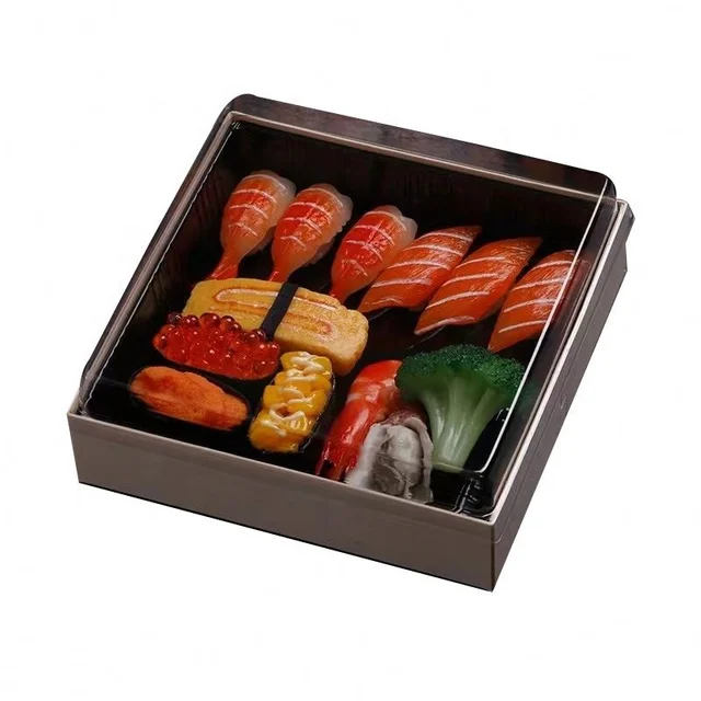 Disposable Exquisite Wooden Packing Box With Clear Lid