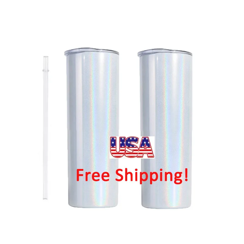 In Stock Colorful 20oz Sublimation Tumbler Color Lid Clear Plastic Leak ...