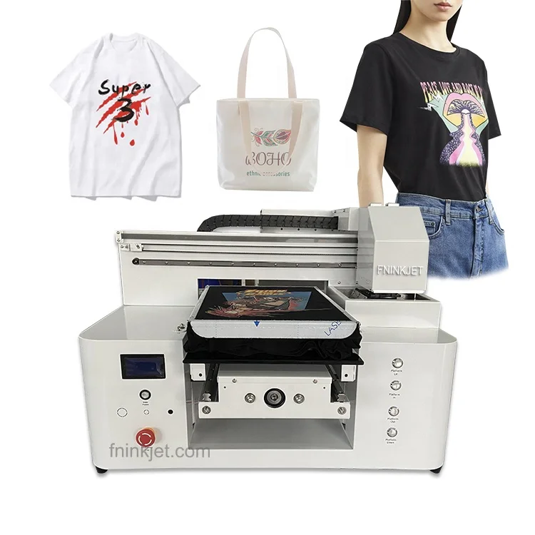 A3 Pro Double Printhead DX9 Multicolor Cheap Cost T Shirt Printing Machine DTG Printer Direct to T-shirt Garment Socks Pants