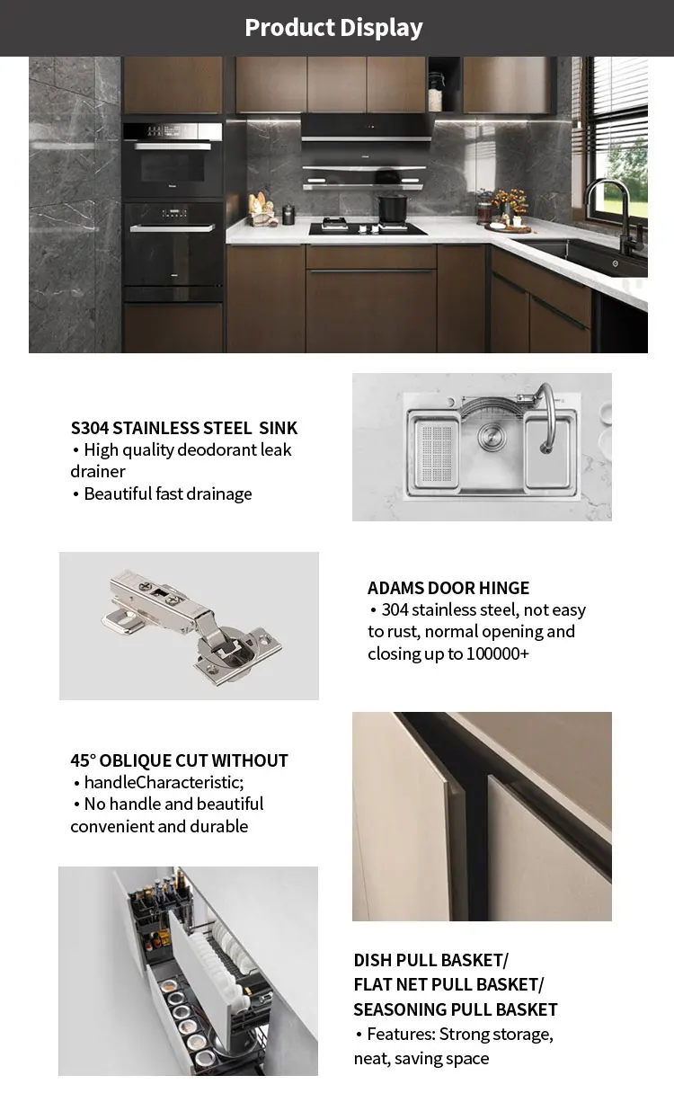 Base Kitchen Guangzhou Pvc Prodeco Apartment Vinyl Wrapped