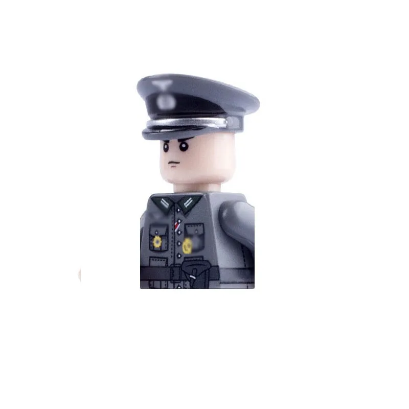 Mini Military WW1 WW2 Figures German US Army Tank Commando Soldier With Weapons Guns Swat Building Blocks Kids Toy