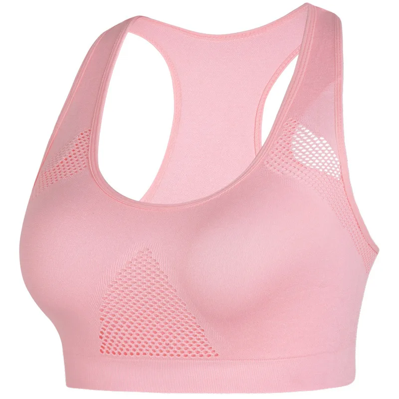 Heavy Duty Cute Seamless Strapless Push Up Sports Bras For Young Ladies