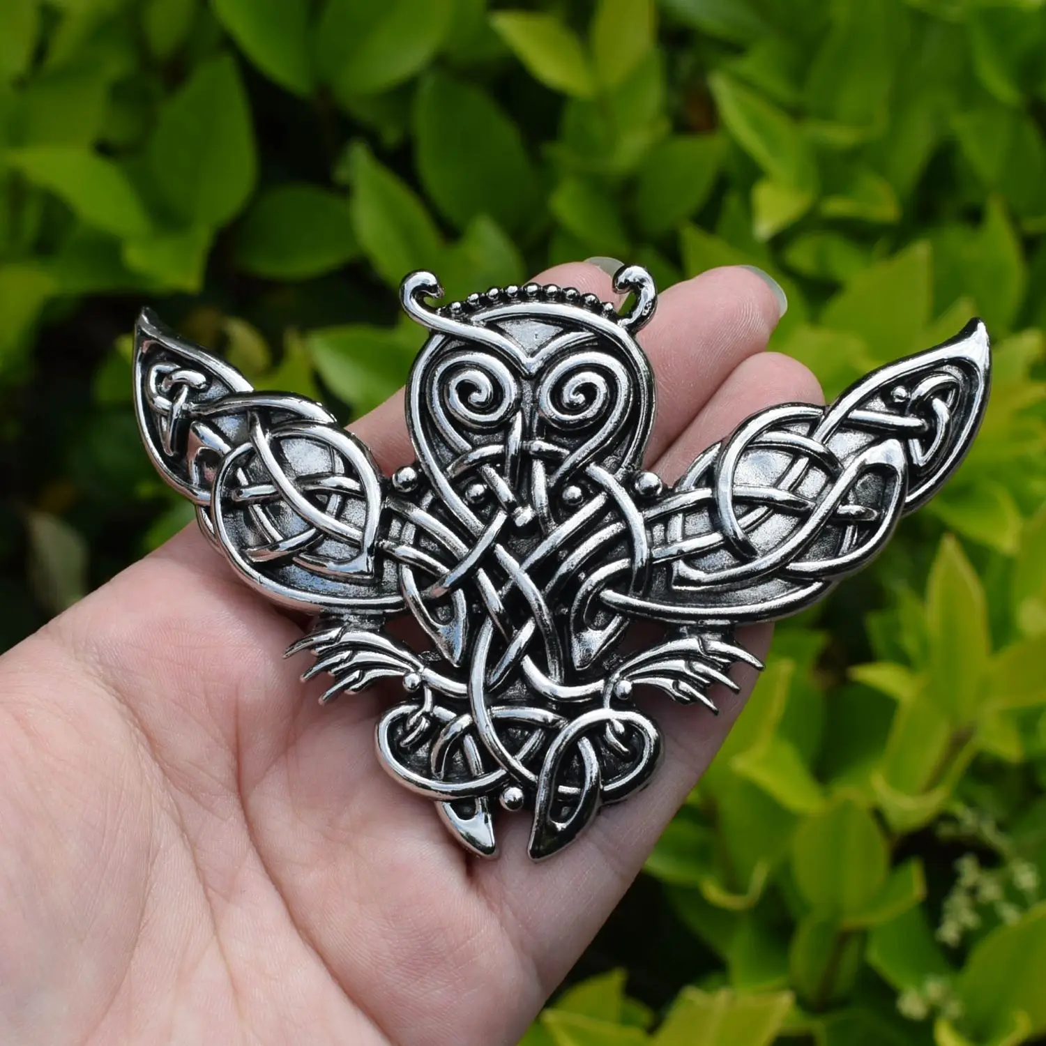 Fashion Metal Viking Owl Hair Clips for Women Vintage Gothic 