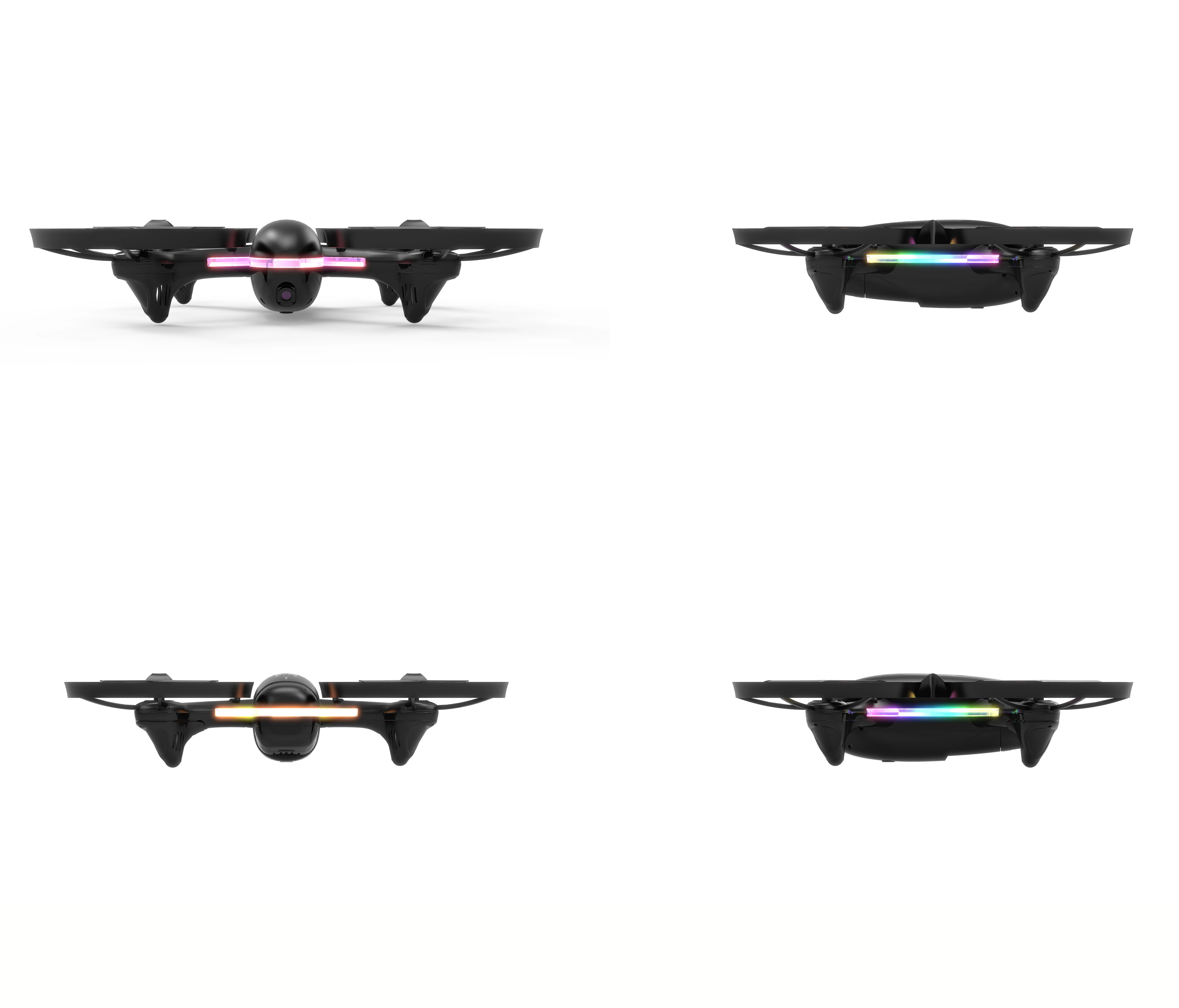 DWI Dowellin 2.4G 4 Axis Gyro RC Quadcopter Dropship Drones With HD Camera