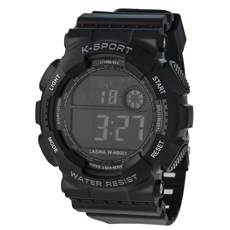 Orologio sportivo digitale da uomo, impermeabile, cronometro, conto alla rovescia, data e sveglia Moda Large Sandali Adventure Seeker, punta chiusa - T - Bambini : SKMEI
