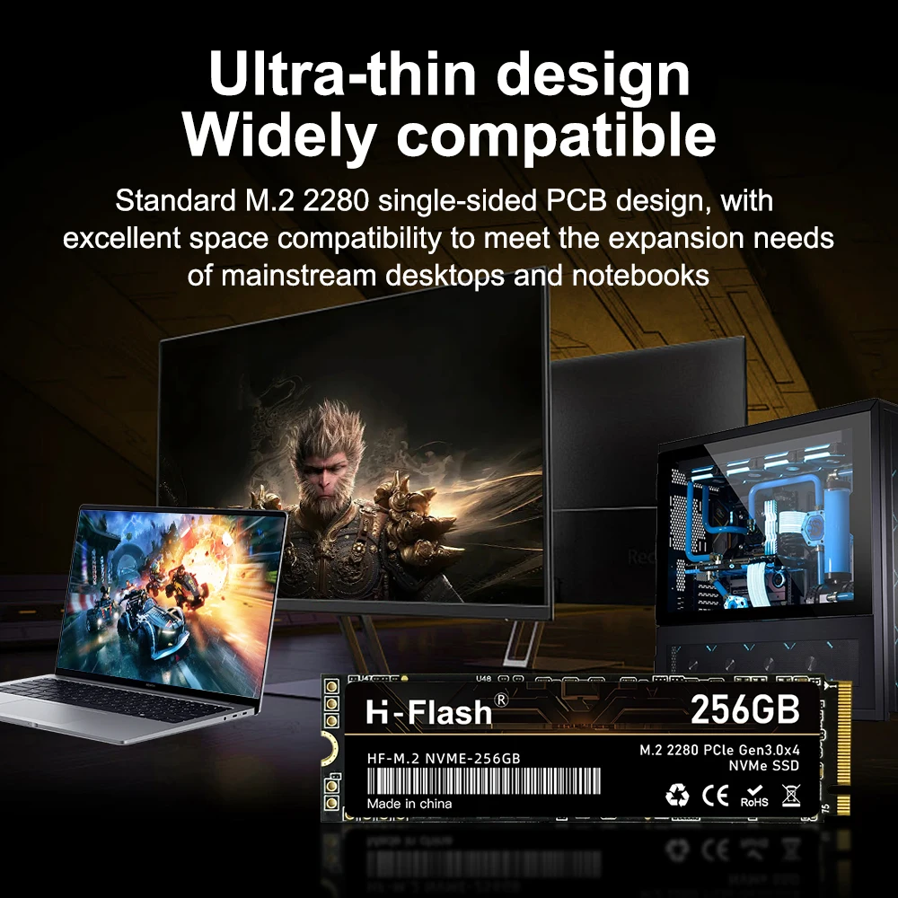 H-flash Wholesale Nvme SSD M.2 2280 - High Capacity & Speed