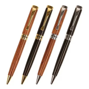 Eco-Friendly Handcrafted Luxury Custom Wooden Ballpoint Pen Perfect Gift for Professionals