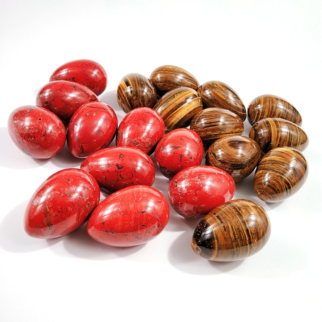 Оптовая продажа, яйца яони из нефрита для тренировок мышц тазовых мышц для женщин, яйца яони из красной яшмы