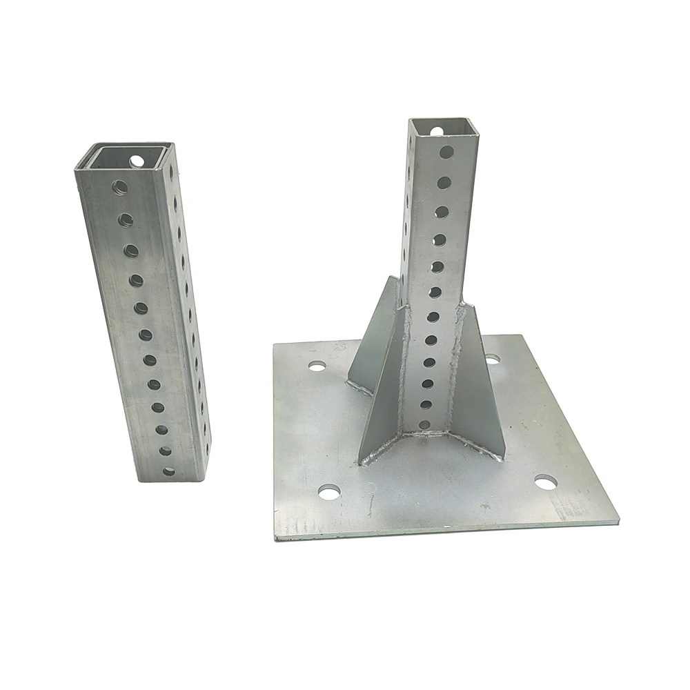 U-channel Post and square Steel Posts, Metal Bases From Parking Sign