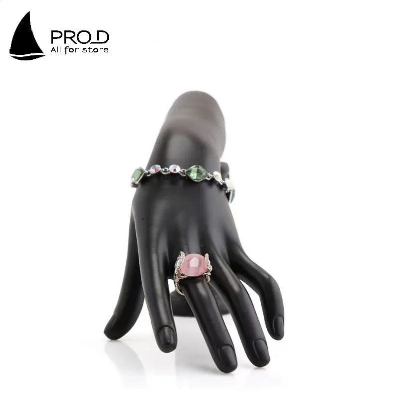 Plastic Resin Elegant and Slender Hand Mannequin Jewelry Bracelet Display Column Style
