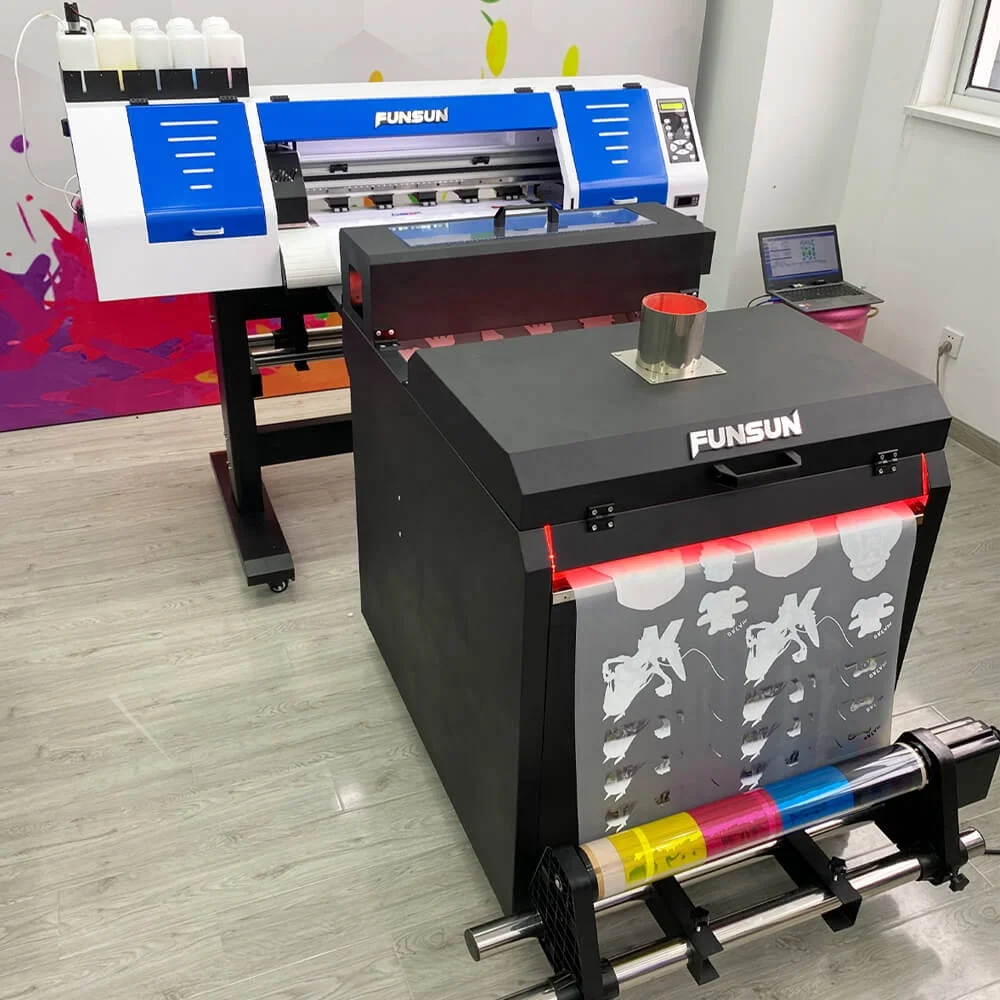 
Funsun передовые FS-600 DTF ПЭТ-пленка принтер impressora холщовый мешок футболка одежды 60 см DTF принтер машина для любой ткани 
