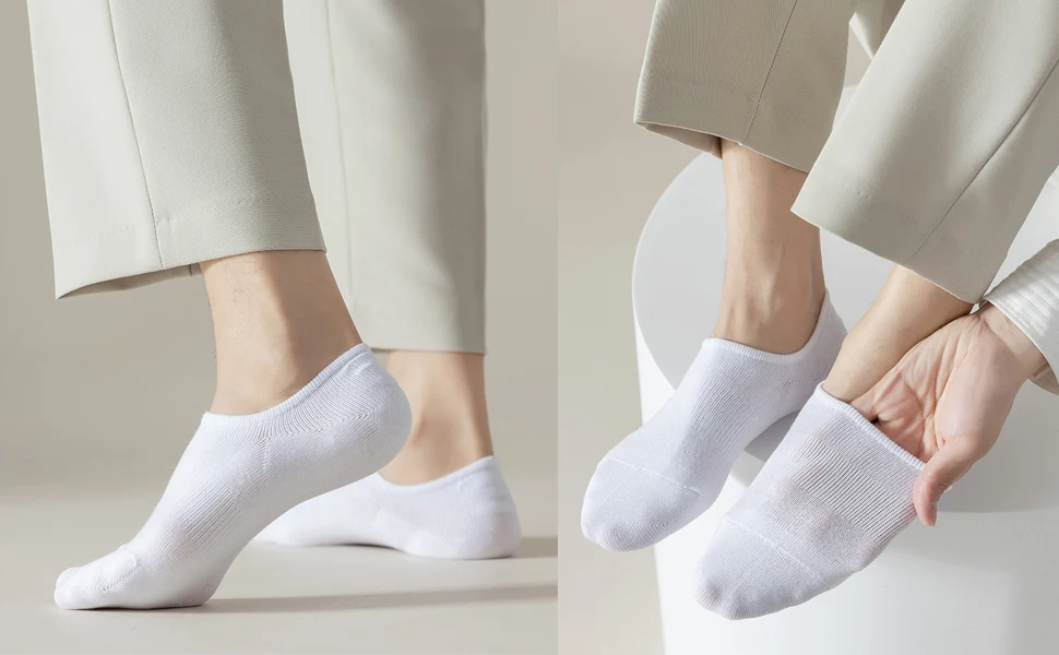 Socks Uron Custom No Show Socks Invisible Hidden Liner Non Slip Low Cut ...