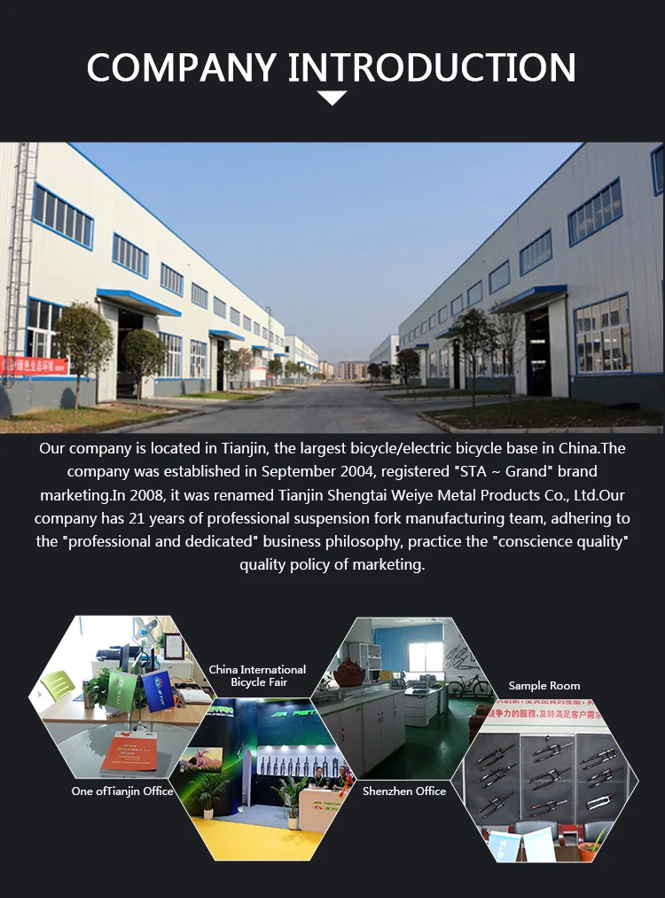 Sta Mechanical Lockout Preload Adjust Spring Bike Suspension Forks 26