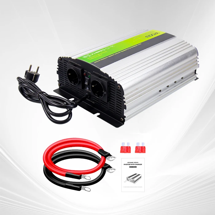 Off Grid Solar Power Inverter UPS 1200W 12V 24V DC 110V 220V AC Pure Sine Wave Inverter with  Battery Charger