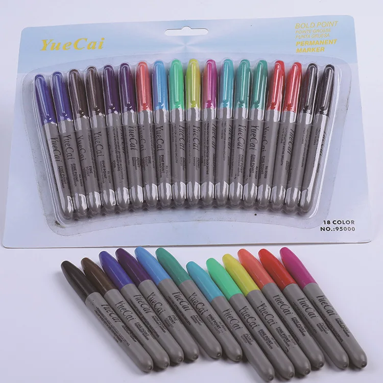 12 Colors Sharpie Fine Point Permanent Marker Pen for Students or Office