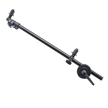 Yiscaxia Extendable Boom Arm Bar for Boom Stand, Max 170cm Long Reflector Holder, Lighting Mount With Universal Stud Adapter