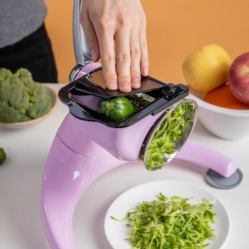 Manual Fruit Salad Machine  5 in 1 Stainless Steel Fruit and Vegetable Tools Vegetable Choppers Salad Maker