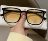 Bright black frame [Photochromic tea color]