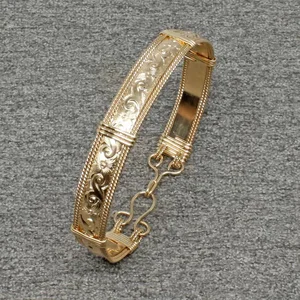 Elegant Stainless Steel Bangles for Women Gold Plated  Jewelry for Weddings and Festive Wear Traditional Bangles Jewelry Women