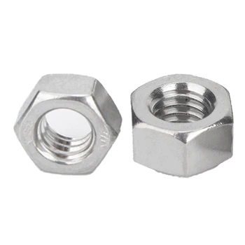 304 stainless steel American hex nut screw cap hex nut # 2 # 4 # 6 # 8 # 10 American and British standard nuts