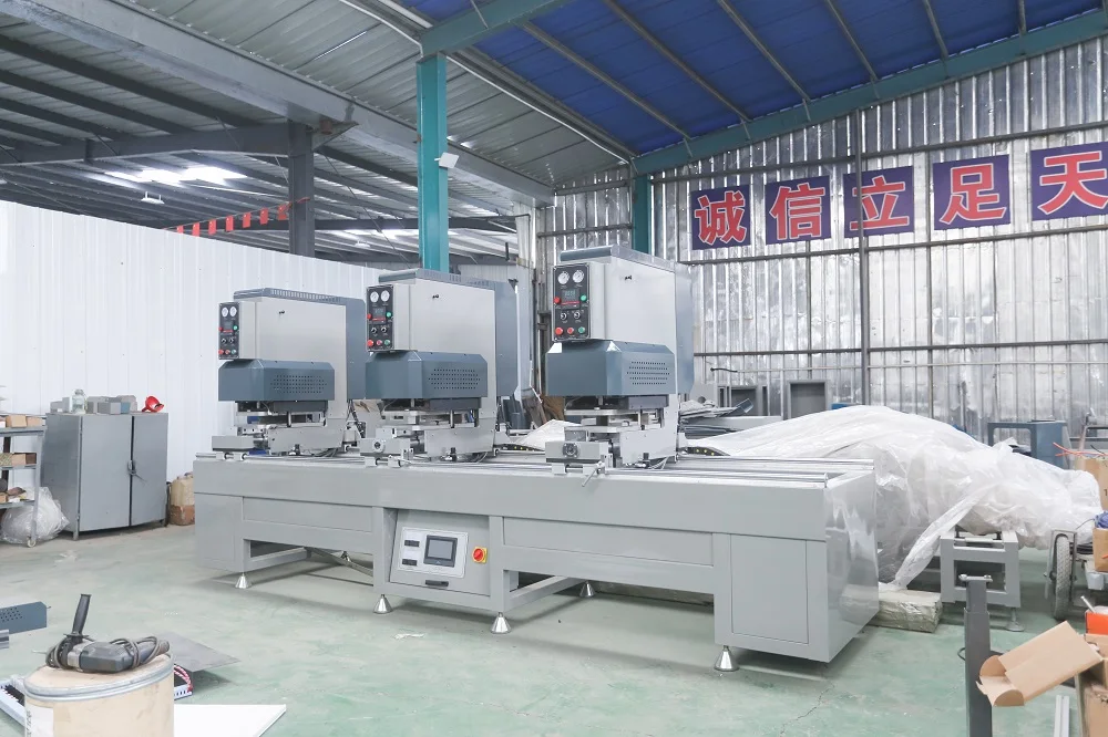 150mm Size PVC Profile Two Heads Seamless Welding Machine for Upvc Window and Door Making