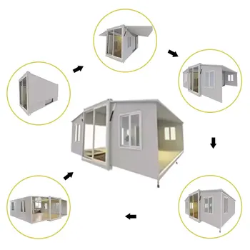 Prefab Modern Container Home Luxury Prefabricated Movable House Mobile Home Fast Construction Manufacturing Of Small Houses