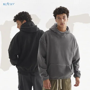 100% Cotton Fall/Winter Men's Pullover Hoodies Wear Heavy Wash Comfortable Fleece Hooded Wear Quality 320g