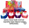 santa claus with red hat mixed 4 colors