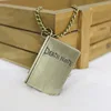 Montre collier journal de mort en bronze