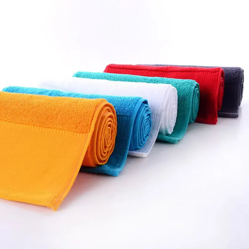 Custom  Sports Towel with Embroidered Logo Extended Length for Outdoor Sports & Yoga Running Sweat Wiping preview 6