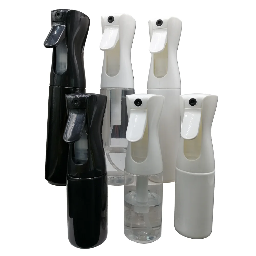 200ml 300ml 500ml Empty Custom Logo Plastic Trigger Hair Beauty Salon Accessories Barber Shop Continuous Fine Mist Spray Bottle