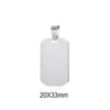 Silver 20X33mm