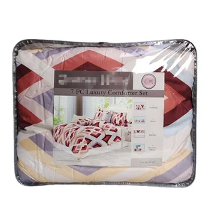 Clear PVC Heavy Zipper Bag Quilt Pillow Blanket Bedding Packaging Bags With Handle Transparent Plastic Bag for Quilt