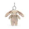 Floral brown rabbit pendant