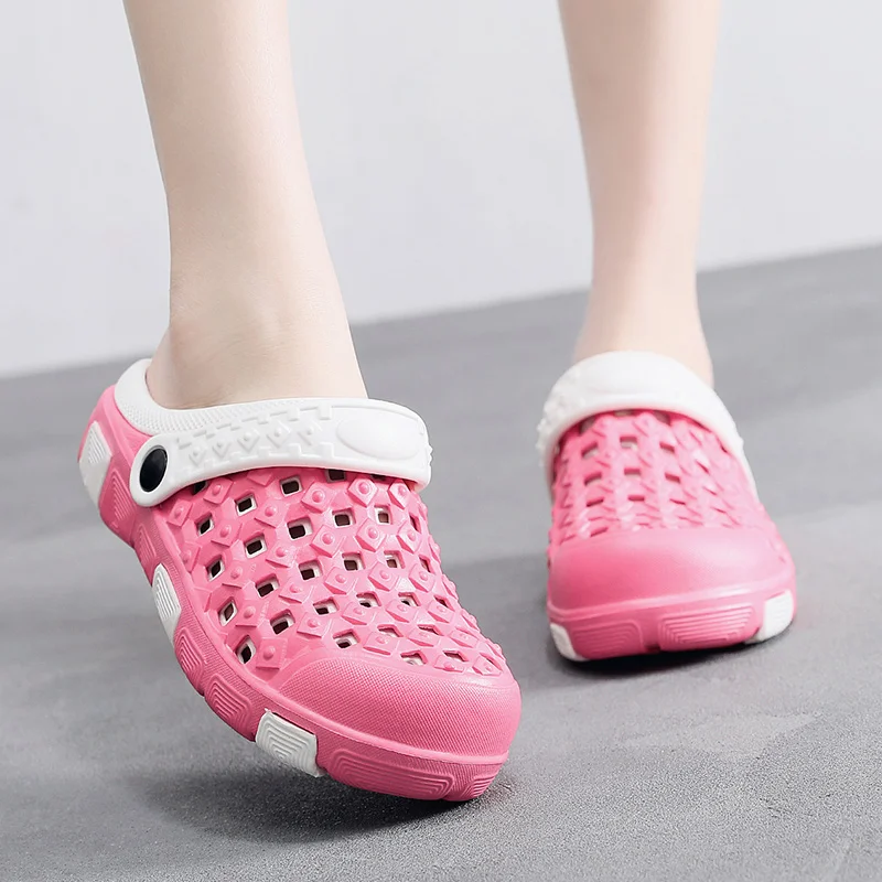 
Модные пляжные летние сандалии; cr0cs; Обувь для девочек 