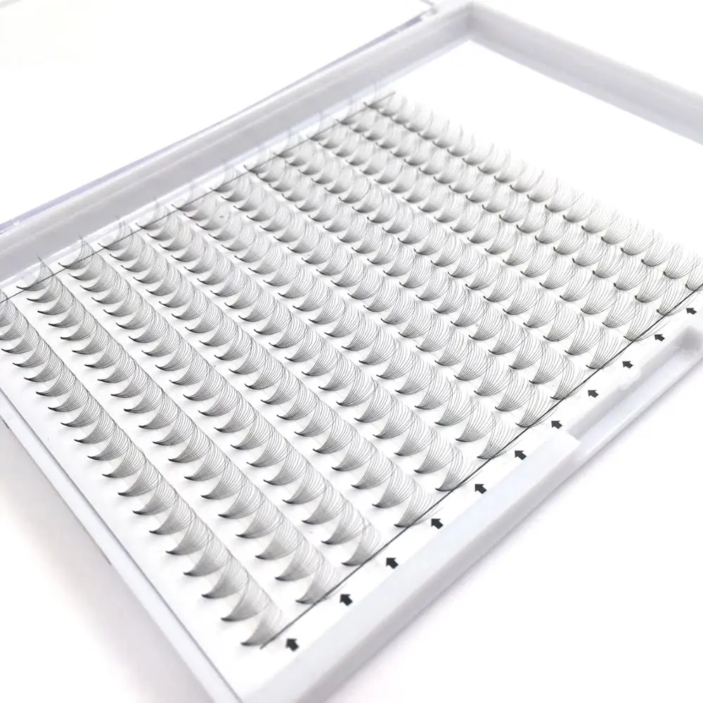 
 Баночка Смешанная J B C D 0,07 мм 0,1 мм оптом 10D W объем ресниц россыпью XXL коробки готовые вееры накладные ресницы  