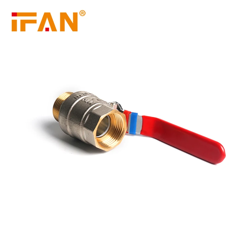 IFAN 81068 Water Pipe System Brass Ball Valve Small Cut Off 1 Inch Brass Ball Valve Brass