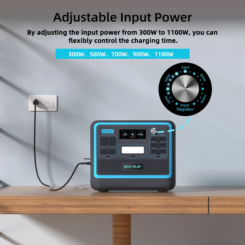ECO PLAY 2400W Portable Power Stations - Reliable Energy