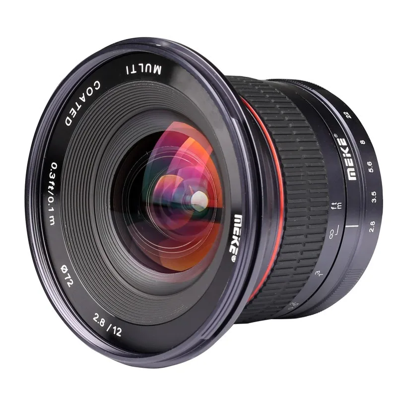 MEKE 12mm F2.8 Wide Angle Lens for Nikon 1 Series Cameras