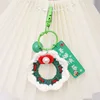 Christmas wreath dog head buckle
