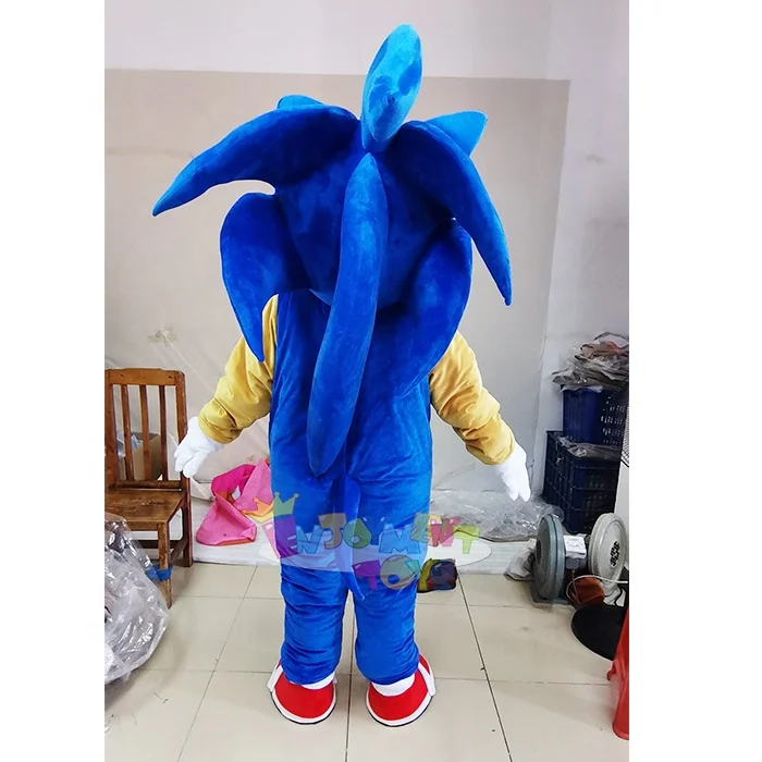 Fantasia De Personagem Do Filme Ce,Alta Qualidade,Sonic,Mascote,Para  Adultos,Divertido,De Pelúcia - Buy Movie Character Sonic Mascot  Costume,Sonic