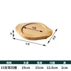 Forme ovale-15cm de large-cercle intérieur 128cm-bois de chêne