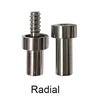 goupille radiale en argent